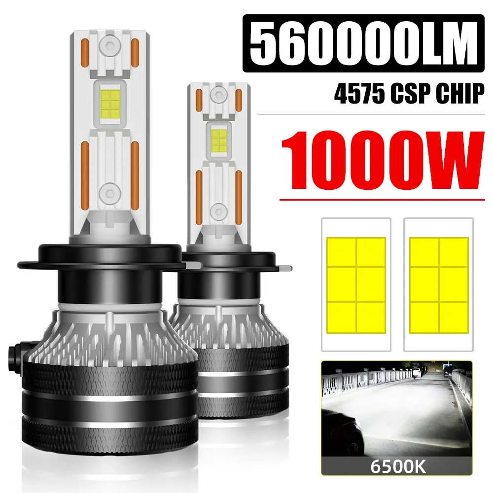 560000LM H7 H4 H11 LED K5C Canbus Car Headlight Bulbs 1000W 6500K H1 HB3 9005 H8 HB4 9006 H9 9012 HIR2 Fog Lights LHD RHD 2pcs
560000LM H7 H4 H11 LED K5C Canbus Car Headlight Bulbs 1000W 6500K H1 HB3 9005 H8 HB4 9006 H9 9012 HIR2 Fog Lights LHD RHD 2pcs