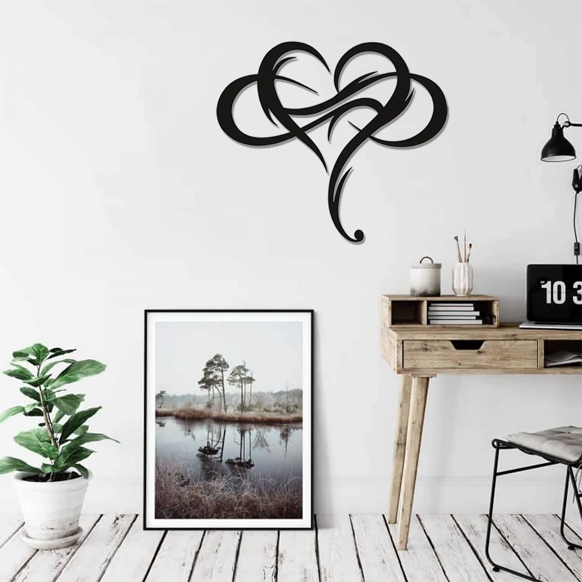 CIFBUY Decoration Unique Infinity Heart Metal Home Decor Perfect for Home Wedding Bedroom Living Room Steel Art Geometric Set Cu
CIFBUY Decoration Unique Infinity Heart Metal Home Decor Perfect for Home Wedding Bedroom Living Room Steel Art Geometric Set Cu
