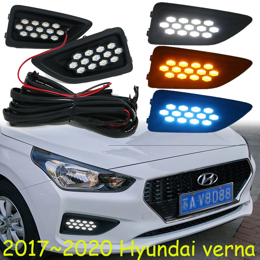 1set Dynamic car bumper headlight for Verna daytime light solaris 2017~2020y DRL car accessories LED headlamp Verna fog light
1set Dynamic car bumper headlight for Verna daytime light solaris 2017~2020y DRL car accessories LED headlamp Verna fog light