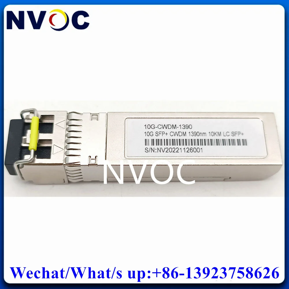 

4Pcs 10G 1390/1410/1430/1450nm CWDM SFP+ 10KM Dual Fiber DOM Duplex LC Transceiver Module Compatible with Cisco/Mikrotik Code