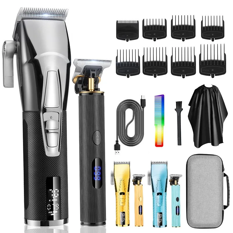 Electric LCD Hair Clipper Trimmer For Men Rechargeable Shaver Beard Barber Hair Cutting Machine Professional Hair Clipper
Electric LCD Hair Clipper Trimmer For Men Rechargeable Shaver Beard Barber Hair Cutting Machine Professional Hair Clipper