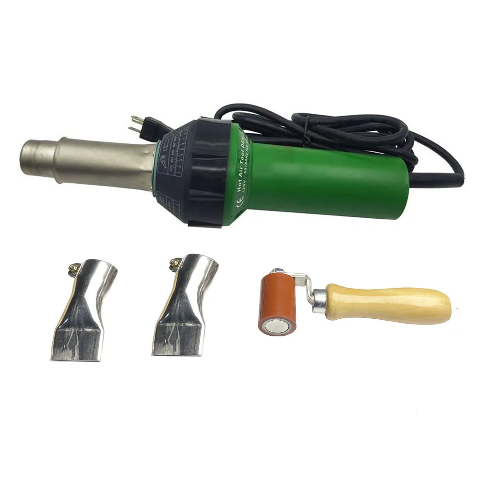 

Wholesale 18 sets/lot 110V 1600W Professional Hot Air Torch Blower PVC HDPE TPO Banner Heat Gun Kit Plastic Welder Welding Tools