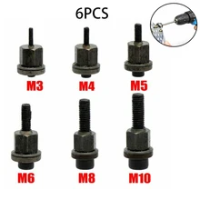 1/3/6 Pcs Steel Hand Rivet Nut Gun Head Nut Set Rivnut Mandrel Tool M3 M4 M5 M6 M8 M10 For Manual Riveter Tools Accessorie
1/3/6 Pcs Steel Hand Rivet Nut Gun Head Nut Set Rivnut Mandrel Tool M3 M4 M5 M6 M8 M10 For Manual Riveter Tools Accessorie
