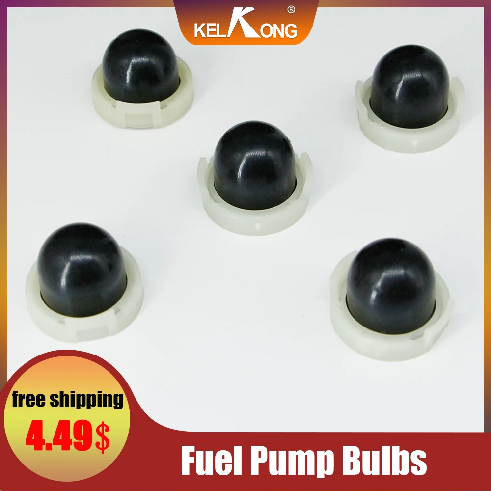 

KELKONG 5Pcs Black Oil Primer Bulb Pump Cup 20mm For Briggs /Stratton 694394 494408 Carburetor Chainsaw