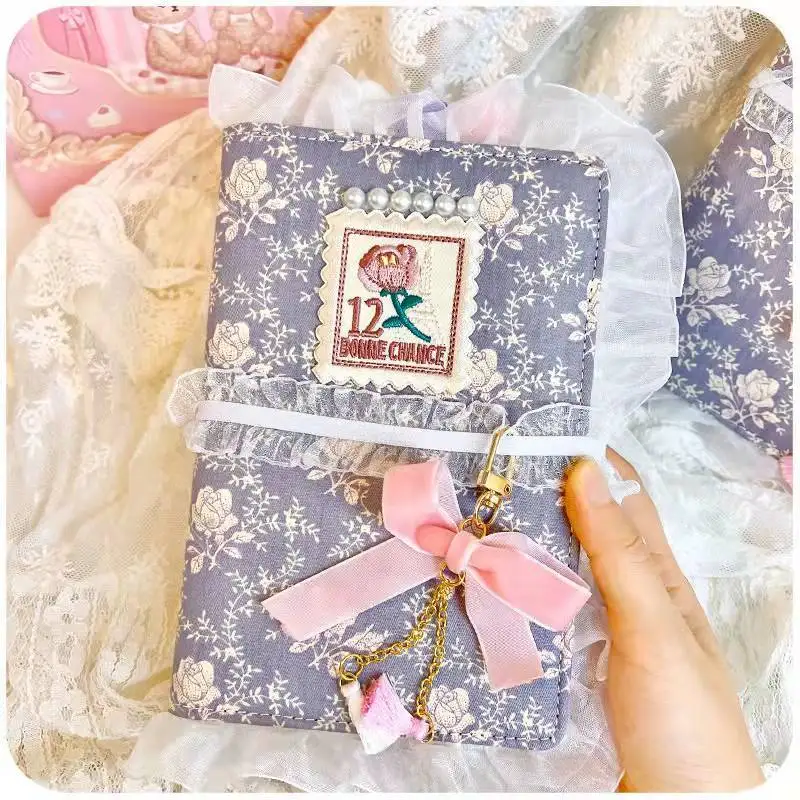 

A5/A6 Lace Notebook 160 Pages Agenda 2024 Notebooks For Writing Weekly Planner Notepad Stationery Office Secret Diaries For Girl
