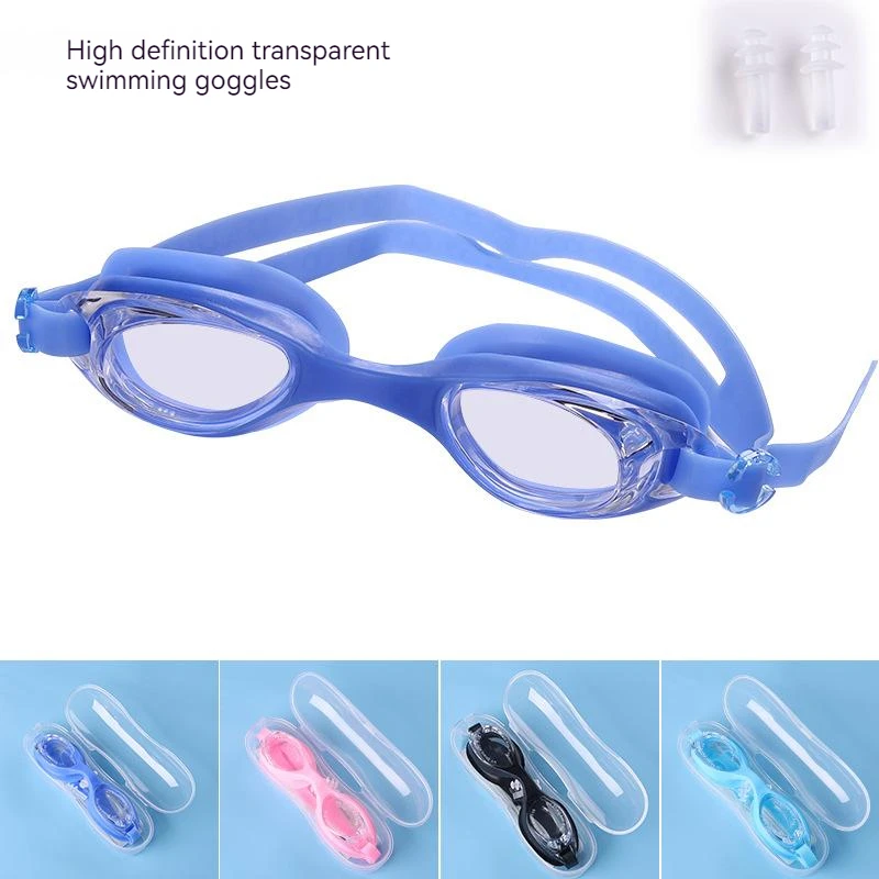 Swimming Eyewear Glasses Swimming Goggle Water-Resistant Adjustable Protection with Elastic Strapwith Clarity Lens with Earplug
Swimming Eyewear Glasses Swimming Goggle Water-Resistant Adjustable Protection with Elastic Strapwith Clarity Lens with Earplug