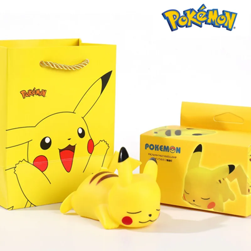 Pokemon Pikachu Sleeping Position Night Light Bedside Decoration Anime Character Model Toy Christmas Gifts For Children
Pokemon Pikachu Sleeping Position Night Light Bedside Decoration Anime Character Model Toy Christmas Gifts For Children