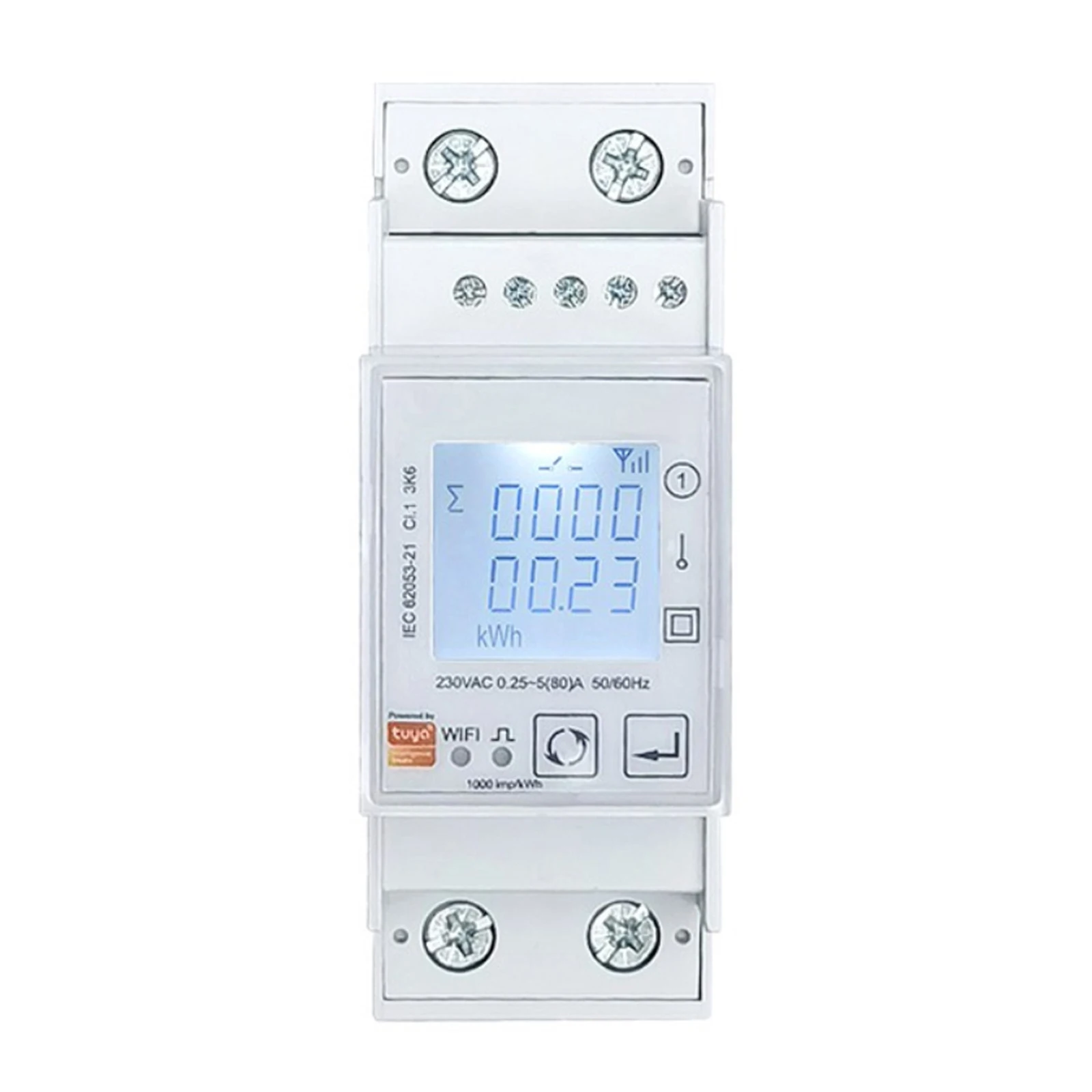 Smart Energy Meter Single-Phase Digital Energy Meter DIN Rail Energy Meter For ZigBee Energy Meter For Tuya Electrical Supplies
Smart Energy Meter Single-Phase Digital Energy Meter DIN Rail Energy Meter For ZigBee Energy Meter For Tuya Electrical Supplies