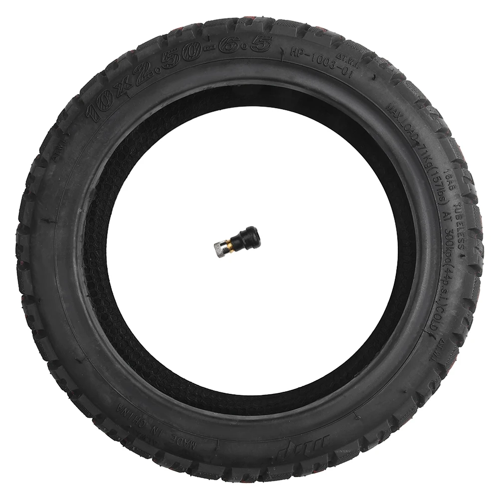 Brand New Tubeless Tire Electric Scooter 10 Inch 255x70/10x2.50-6.5 Accessories Black Rubber+metal With Nozzle
Brand New Tubeless Tire Electric Scooter 10 Inch 255x70/10x2.50-6.5 Accessories Black Rubber+metal With Nozzle