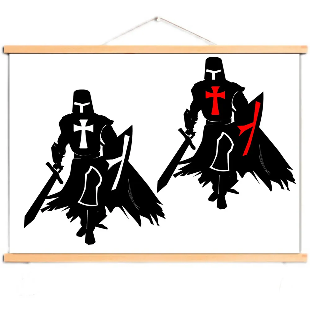 Vintage Medieval Crusader Warrior Wallpaper Canvas Artwork Solid Wood Scroll Painting Knights Templar Poster Wall Art Decor V0
Vintage Medieval Crusader Warrior Wallpaper Canvas Artwork Solid Wood Scroll Painting Knights Templar Poster Wall Art Decor V0