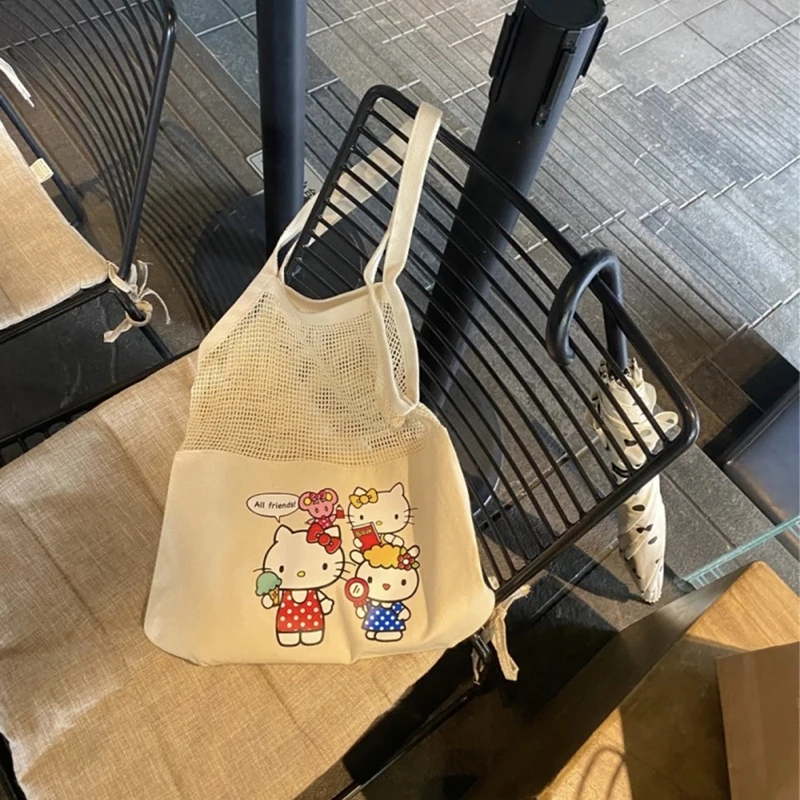 Sanrio Kawaii Anime Hello Kitty Large Capacity Shopping Bags Cute Sweet Cartoon Handbag Canvas Woven Bag Lovely Gifts for Girls
Sanrio Kawaii Anime Hello Kitty Large Capacity Shopping Bags Cute Sweet Cartoon Handbag Canvas Woven Bag Lovely Gifts for Girls