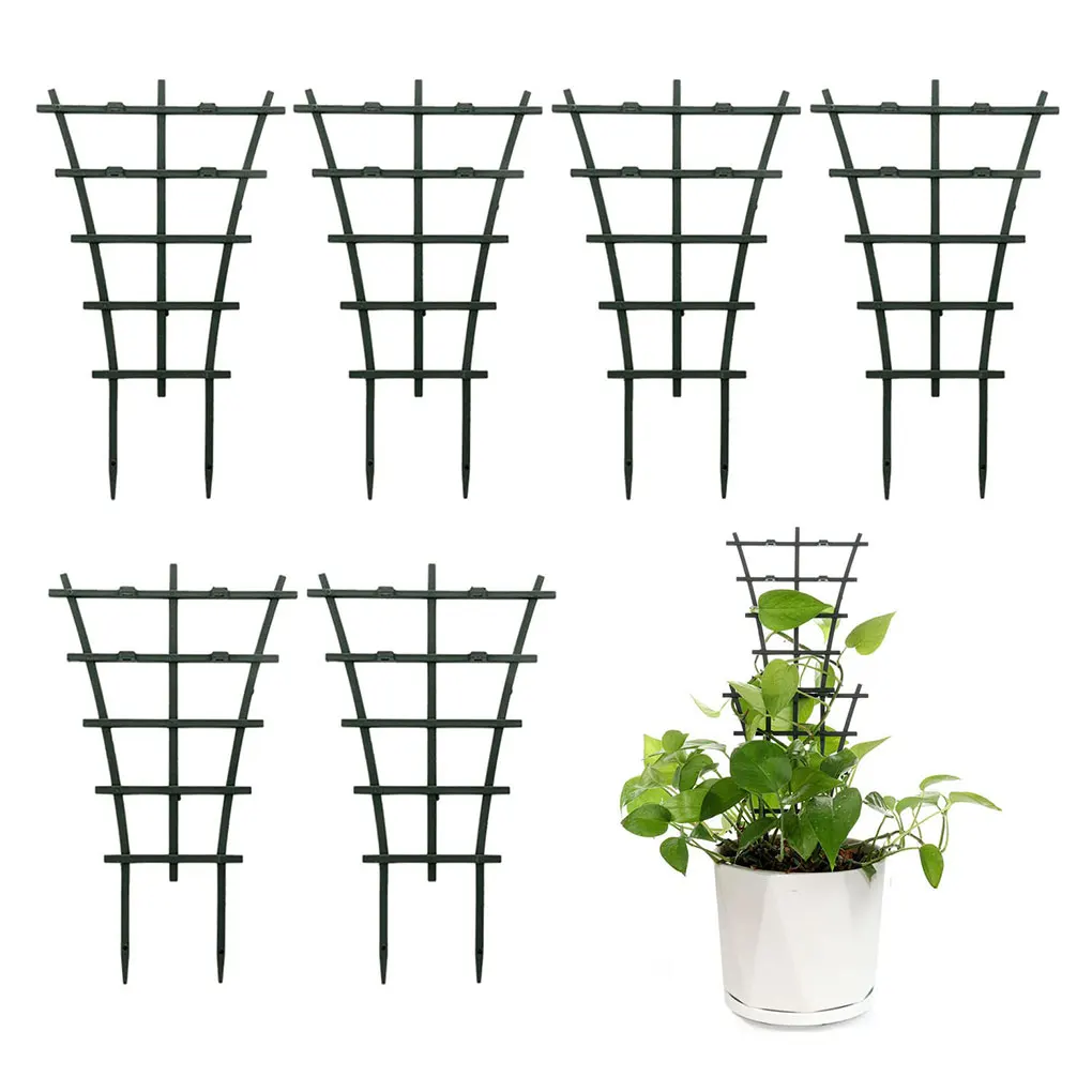 Подставка для растений «сделай сам», эффективная защита растений, подходит для различных растений, Помогает росту черного цвета, 6 шт. 
Подставка для растений «сделай сам», эффективная защита растений, подходит для различных растений, Помогает росту черного цвета, 6 шт.