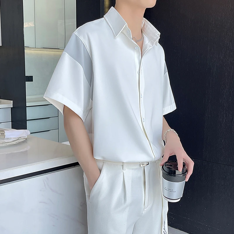 Summer Breathable Hawaiian Shirts Men Solid Color Short Sleeve Button Down Vacation Chemise Homme Plus Size New Arrival E130
Summer Breathable Hawaiian Shirts Men Solid Color Short Sleeve Button Down Vacation Chemise Homme Plus Size New Arrival E130