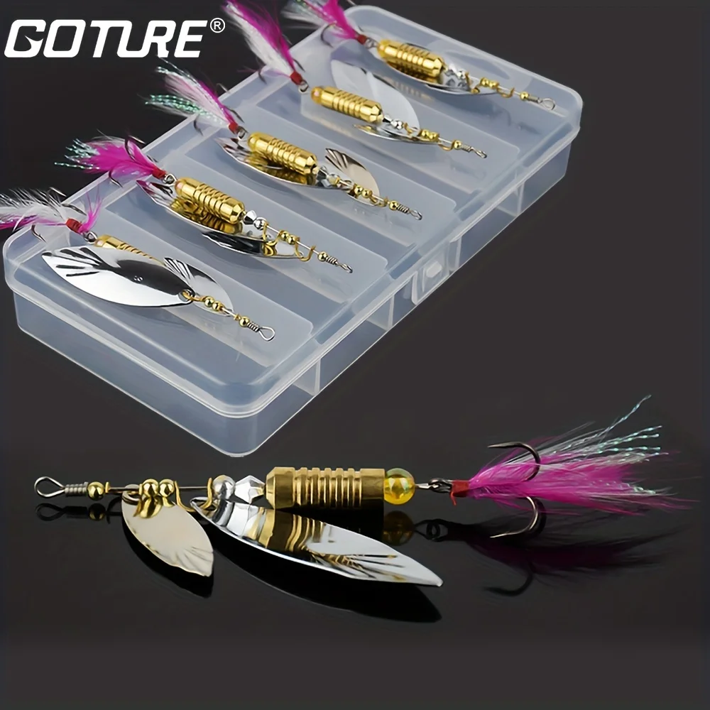 Goture 5 шт./кор. набор блесны 7 г 10 г твердая металлическая рыболовная приманка ложка приманка с двойной ивой блесна приманка для окуня форель
Goture 5 шт./кор. набор блесны 7 г 10 г твердая металлическая рыболовная приманка ложка приманка с двойной ивой блесна приманка для окуня форель