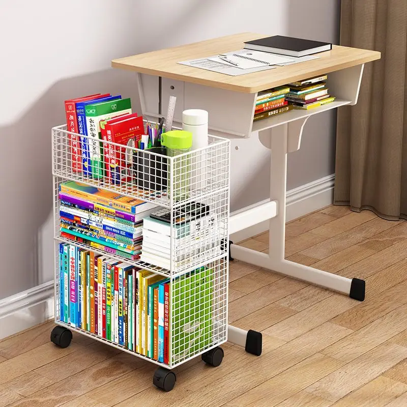 Removable Bookshelf Under Desk Shelf Classroom Floor Book Organizer Desk Side Trolley for Students Storage Bookcase with Wheels
Removable Bookshelf Under Desk Shelf Classroom Floor Book Organizer Desk Side Trolley for Students Storage Bookcase with Wheels