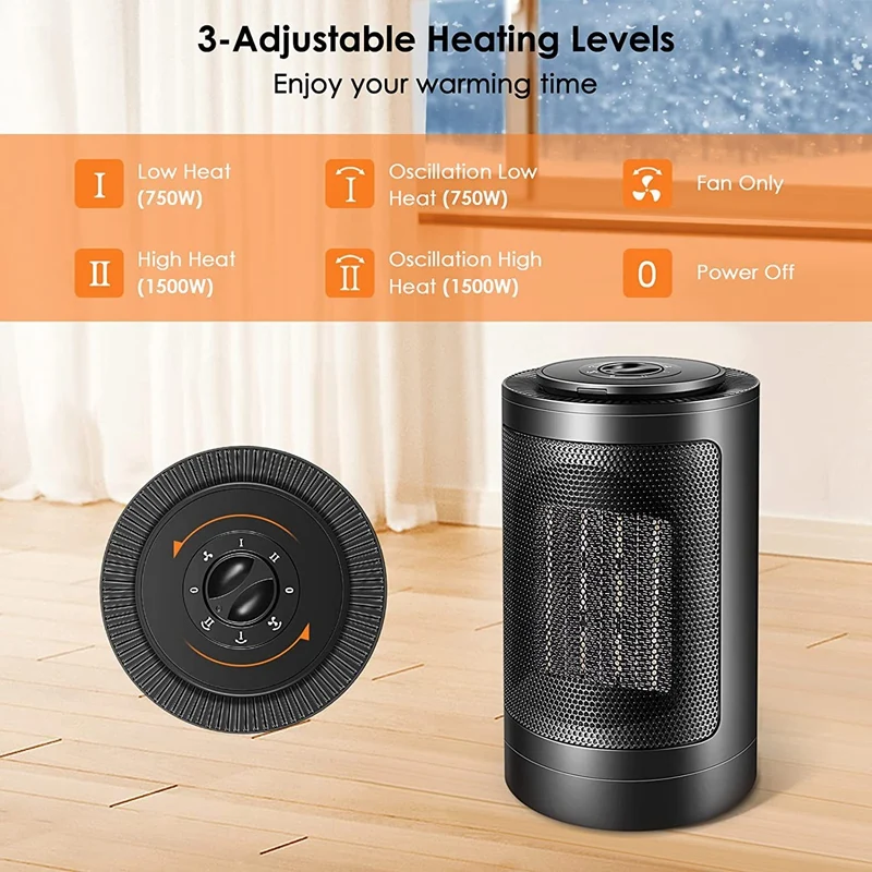 Electric Heater Home Office Shaking Head Type Heater PTC Heating Heater Countertop Small Electric Heater
Electric Heater Home Office Shaking Head Type Heater PTC Heating Heater Countertop Small Electric Heater