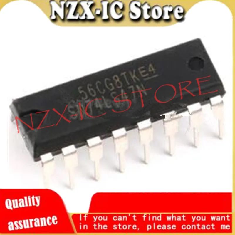 5PCS/LOT Original authentic in-line SN74LS47N BCD - 7-segment high efficiency decoder/drive DIP-16
5PCS/LOT Original authentic in-line SN74LS47N BCD - 7-segment high efficiency decoder/drive DIP-16