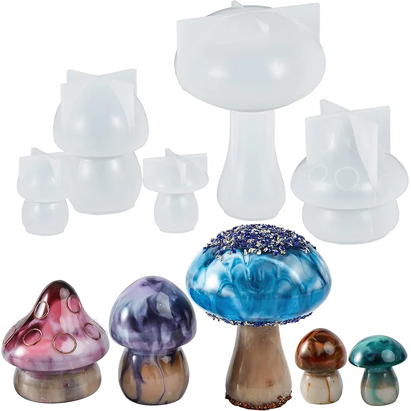 5 Styles Mushroom Resin Molds,Silicone Molds for DIY Resin Epoxy Casting Craft Halloween Christmas Home Art Craft Ornaments
5 Styles Mushroom Resin Molds,Silicone Molds for DIY Resin Epoxy Casting Craft Halloween Christmas Home Art Craft Ornaments