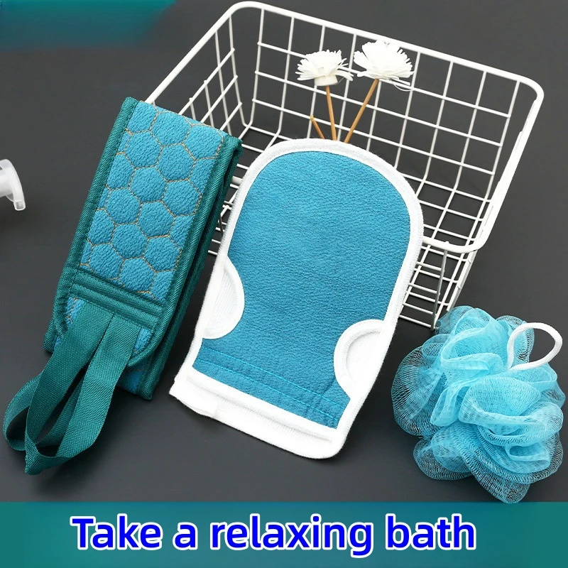 3-piece Body Cleansing Set Body Set Bath Brush Exfoliating Shower Ball Back Scrubber Set Exfoliating Skin Towel Bath Gloves
3-piece Body Cleansing Set Body Set Bath Brush Exfoliating Shower Ball Back Scrubber Set Exfoliating Skin Towel Bath Gloves