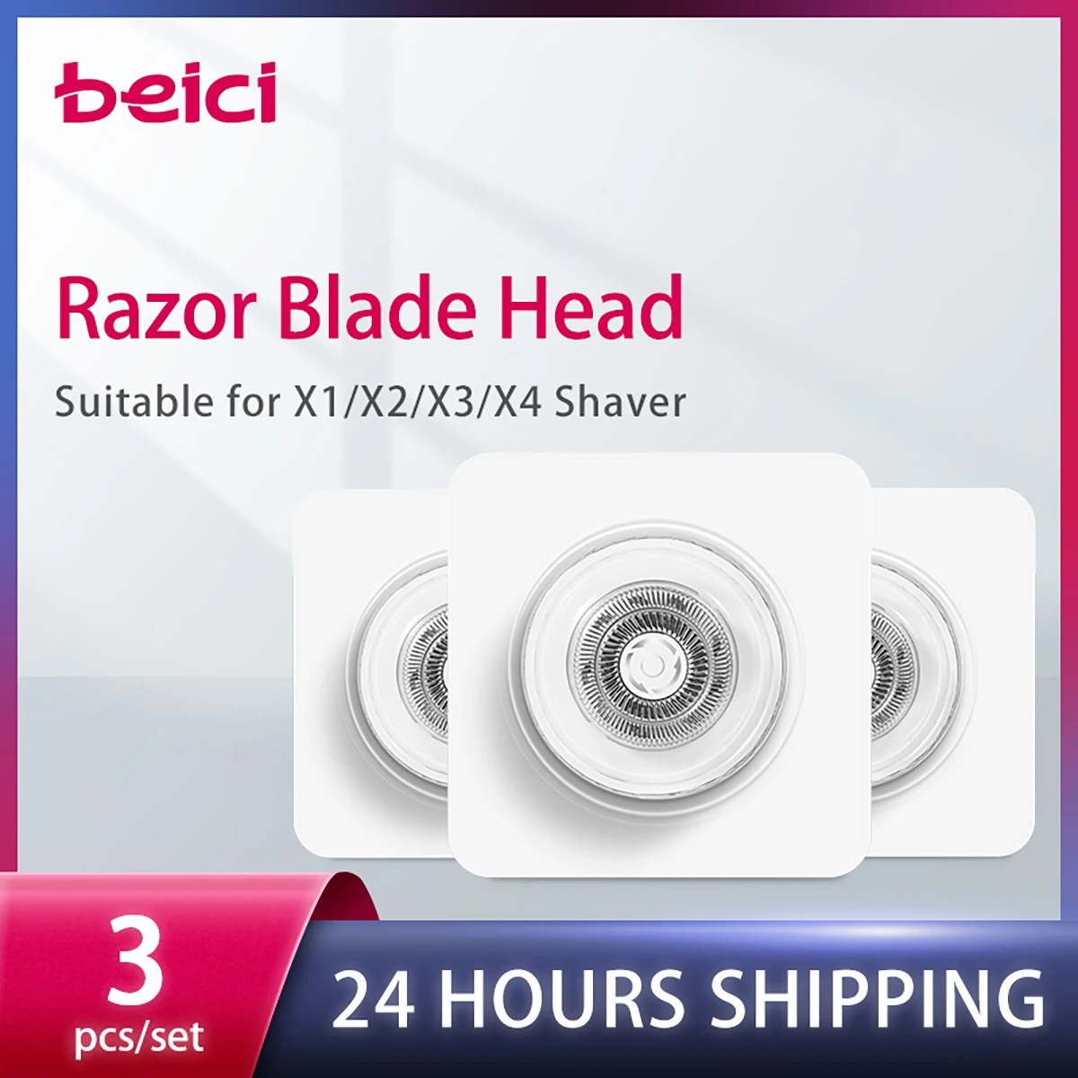 

3 Pcs/Set Hot Sale Replacement Shaving Heads Blade Cutters For Beici Electric Shavers Trimmers Cutter Blades