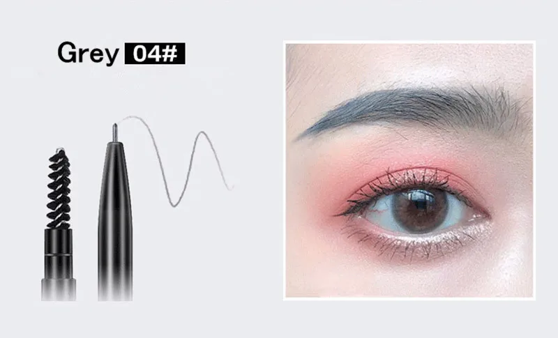 KCKC COLOR Eyebrow Pencil Brow Enhancer Pen Double Fine Head and Brush Long Lasting Eye Brow Definer Cosmetics Easy to Wear 15 S322b28ed697d4573b64a1488fbbcf531C