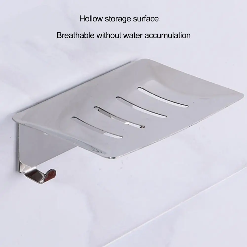 Punch Free Soap Holder Stainless Steel Self-adhesive Soap Dish with Hooks Wall Mounted Shower Bar Holder for Bath Accessories
Punch Free Soap Holder Stainless Steel Self-adhesive Soap Dish with Hooks Wall Mounted Shower Bar Holder for Bath Accessories