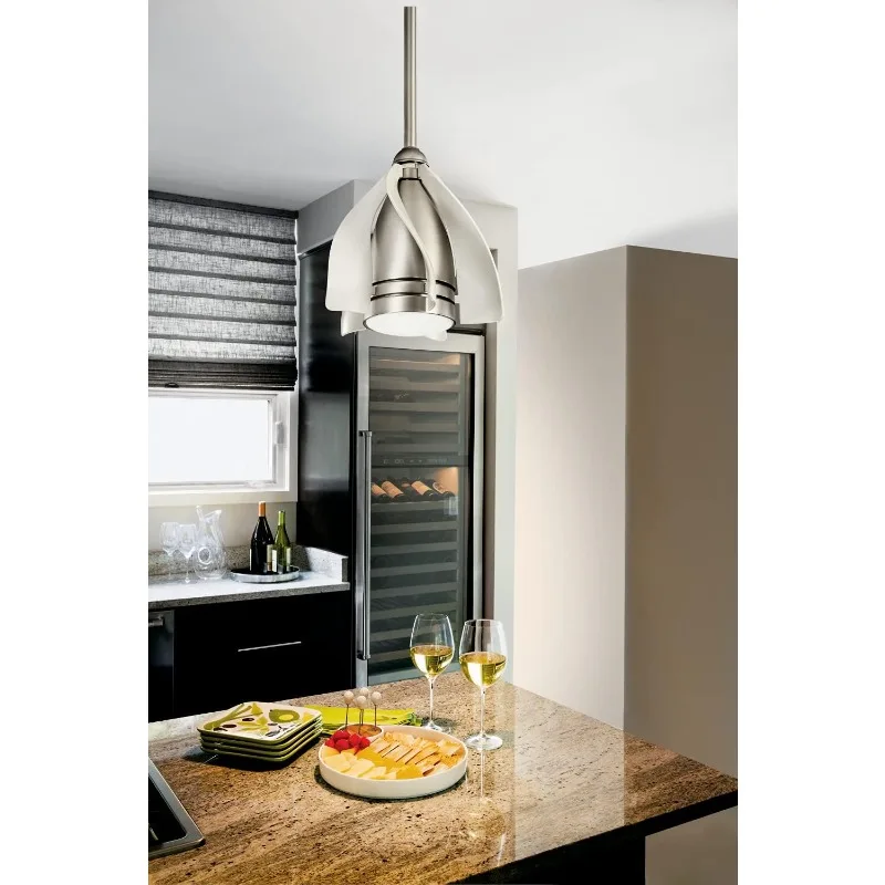 Ceiling fans LED in Brushed Nickel 15" ,5-Blade Modern Ceiling Fan with Remote Control, 3000K, (15" W x 19.75" H) home appliance
Ceiling fans LED in Brushed Nickel 15" ,5-Blade Modern Ceiling Fan with Remote Control, 3000K, (15" W x 19.75" H) home appliance