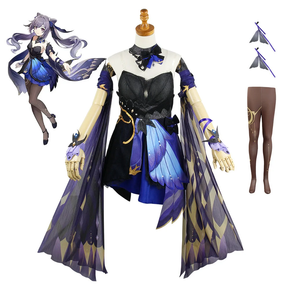 Game Cosplay Genshin Impact Keqing Anime New Skin Game Suit Gorgeous Sexy Ke Qing Genshin Dress Wig Outfits Comic Con Halloween
Game Cosplay Genshin Impact Keqing Anime New Skin Game Suit Gorgeous Sexy Ke Qing Genshin Dress Wig Outfits Comic Con Halloween