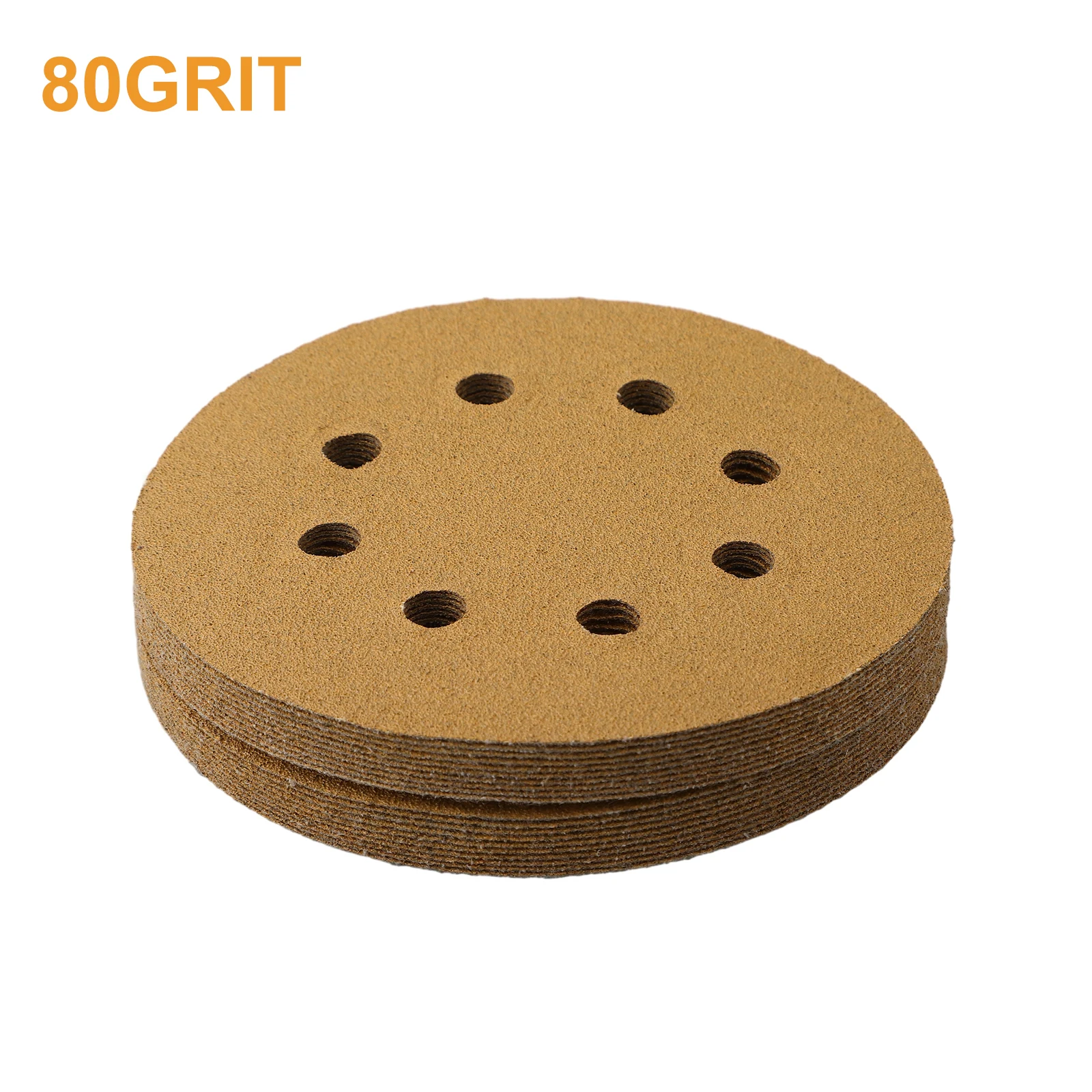 

20pcs 5 Inch 125mm Sanding Discs Hook And Loop Round Sandpaper 80-600Grit Alumina Abrasive For Metal Automotive Sanding Polishin