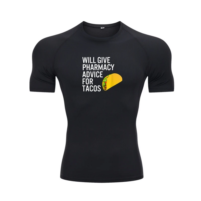 Футболка фармацевтической техники, подарок-помощь при Tacos, Классическая футболка, приталенные топы, футболка из хлопка для мужчин, Европа 
Футболка фармацевтической техники, подарок-помощь при Tacos, Классическая футболка, приталенные топы, футболка из хлопка для мужчин, Европа