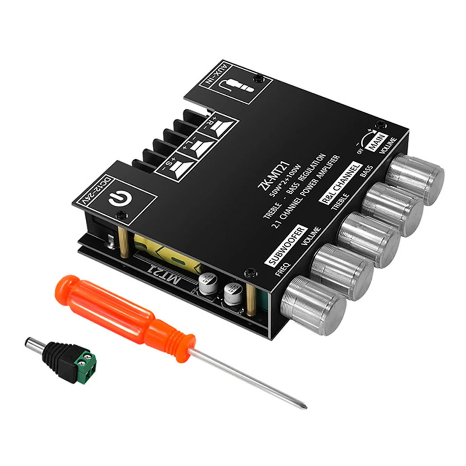 ZK-MT21 AUX Bluetooth-совместимый модуль усилителя мощности, 2,1 канальный модуль усилителя мощности, чип, стерео модуль усилителя
ZK-MT21 AUX Bluetooth-совместимый модуль усилителя мощности, 2,1 канальный модуль усилителя мощности, чип, стерео модуль усилителя