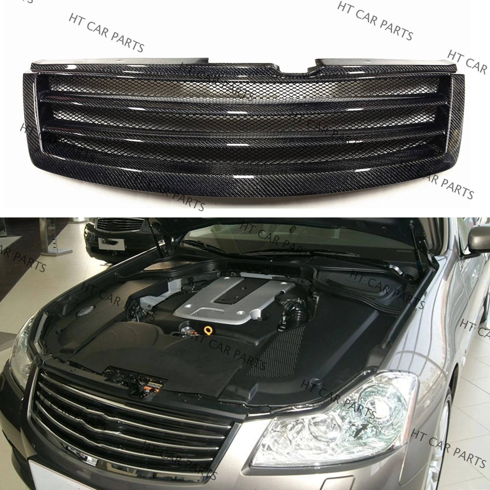 Для Infiniti M35 M45 2008-2010 2008 2009 2010 1 шт. черный углеродное волокно передний бампер гриль решетка сетка сотовый стиль
Для Infiniti M35 M45 2008-2010 2008 2009 2010 1 шт. черный углеродное волокно передний бампер гриль решетка сетка сотовый стиль
