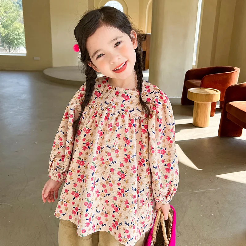 2022 Spring cute girls floral corduroy blouses kids loose all-match long sleeve Tops
2022 Spring cute girls floral corduroy blouses kids loose all-match long sleeve Tops