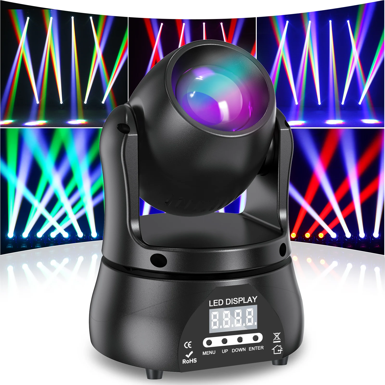 60W Mini Led Spot Moving Head Light DMX512 HOLDLAMP Rotating Gobo Mobile Lights Super Bright Disco Lamp for DJ Party
60W Mini Led Spot Moving Head Light DMX512 HOLDLAMP Rotating Gobo Mobile Lights Super Bright Disco Lamp for DJ Party