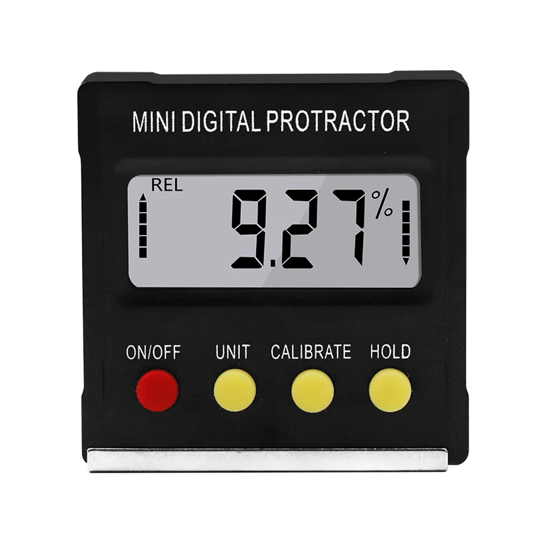 High-precision Mini Digital Display Inclinometer Electronic Angle Ruler Magnetic Angle Level Meter Inclination Box
High-precision Mini Digital Display Inclinometer Electronic Angle Ruler Magnetic Angle Level Meter Inclination Box