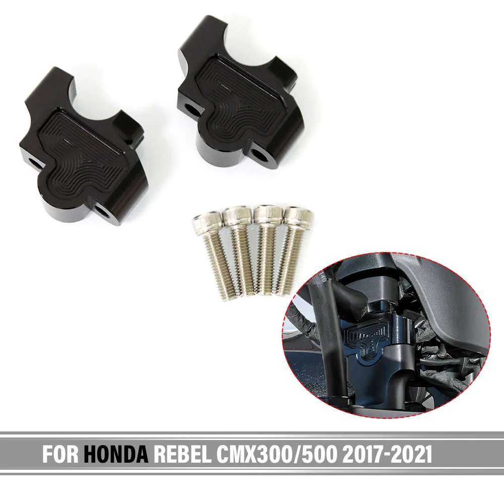 Motorcycle Bar Clamps Raised Handlebar Handle Bar Risers Mount Adapter For Honda CM300 CMX300 CM500 CMX500 CM1100 2017-2021
Motorcycle Bar Clamps Raised Handlebar Handle Bar Risers Mount Adapter For Honda CM300 CMX300 CM500 CMX500 CM1100 2017-2021