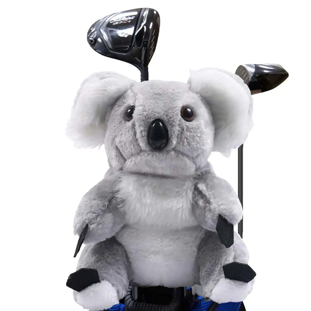 

Защитный чехол FW для клуба, аксессуары для игры в гольф, плюшевый чехол для головы Koala, чехол для головы для гольфа, для водителя, головной убор для игры в гольф