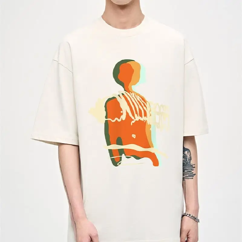 Summer American Trendy Men and Women Retro Personalized Print Round Neck Short Sleeve Couple Street Hip Hop Casual T-shirt Top
Summer American Trendy Men and Women Retro Personalized Print Round Neck Short Sleeve Couple Street Hip Hop Casual T-shirt Top