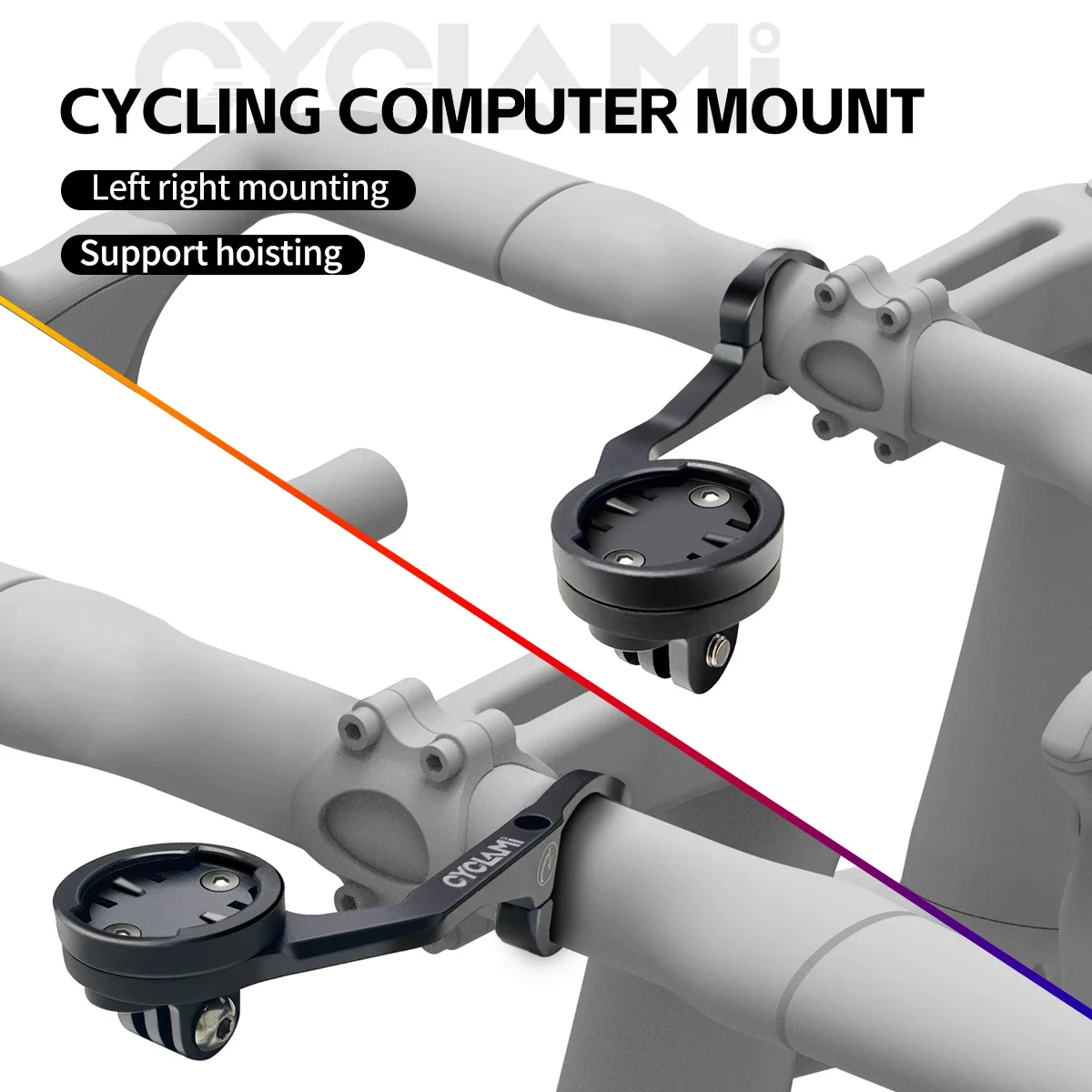 

CYCLAMI Bicycle Computer Bracket Bike Handlebar Holde for Garmin XOSS GoPro Flashlight GPS Mount Road MTB Bike Accessories