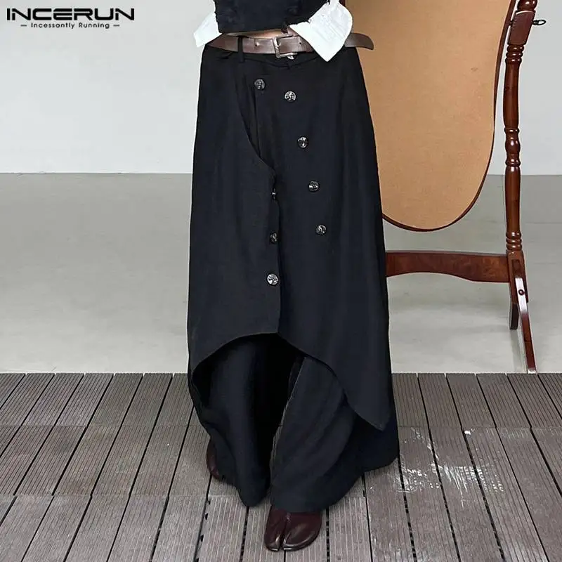 INCERUN 2023 Korean Style New Mens Trousers Retro Irregular Design Long Pants Casual Fashion Male Solid Wide Leg Pantalons S-5XL
INCERUN 2023 Korean Style New Mens Trousers Retro Irregular Design Long Pants Casual Fashion Male Solid Wide Leg Pantalons S-5XL