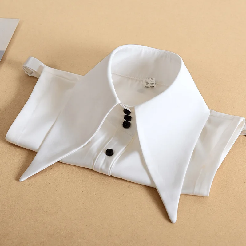 Women Solid Fake Collar Decoration Blouse Detachable Shirt Collar Sweater False Collars Lapel Top Women Apparel Accessories 
Women Solid Fake Collar Decoration Blouse Detachable Shirt Collar Sweater False Collars Lapel Top Women Apparel Accessories