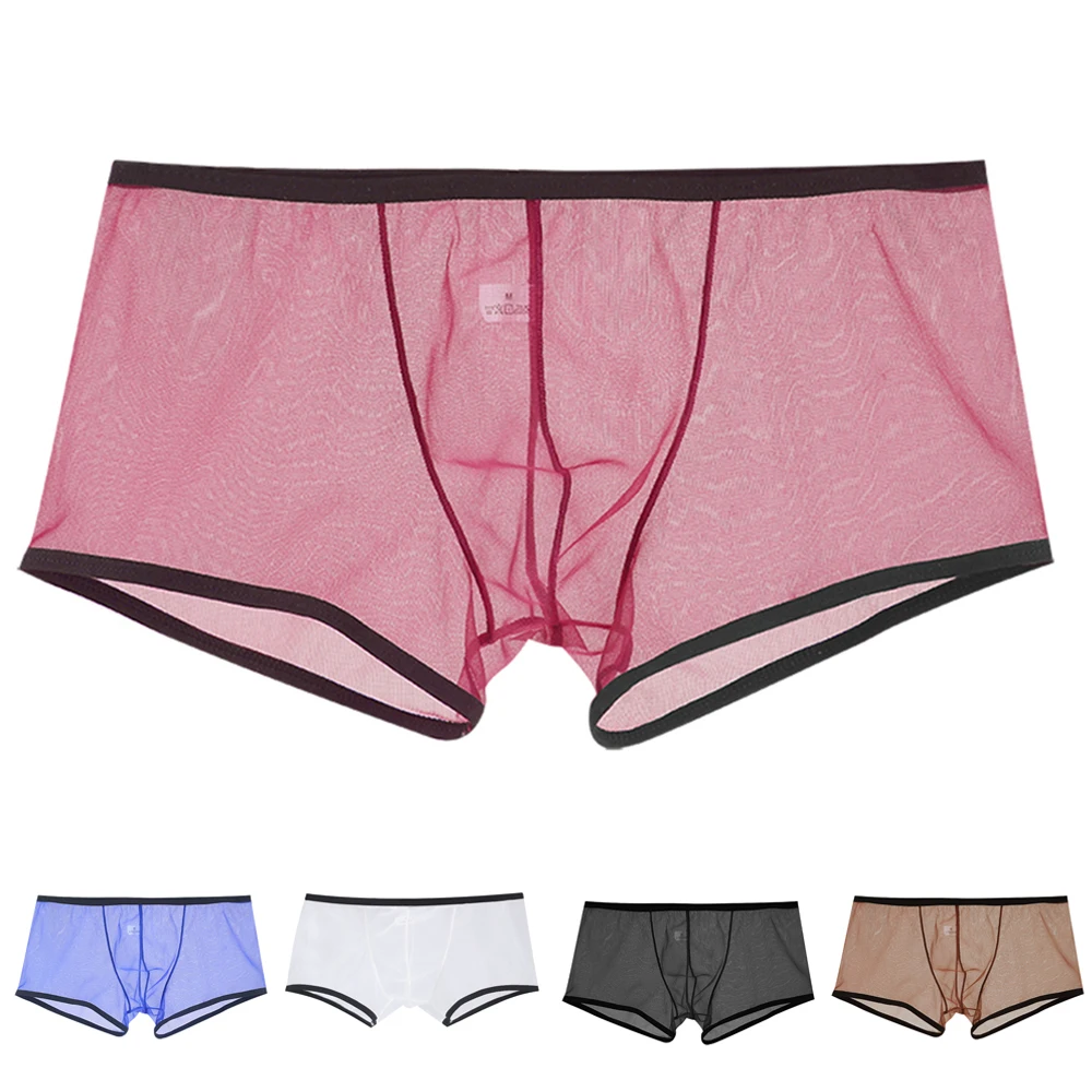 Men See Through Boxers Briefs Shorts Underwear Panties Mesh Low Rise Underpants Gay Men Underwear Men Boxers Breathable Knickers
Men See Through Boxers Briefs Shorts Underwear Panties Mesh Low Rise Underpants Gay Men Underwear Men Boxers Breathable Knickers