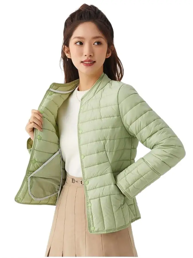 

Женские парки, зимняя куртка, пуховая хлопковая куртка, теплая Корейская Повседневная Легкая однотонная парка, новинка 2024, осеннее пальто, верхняя одежда 4XL