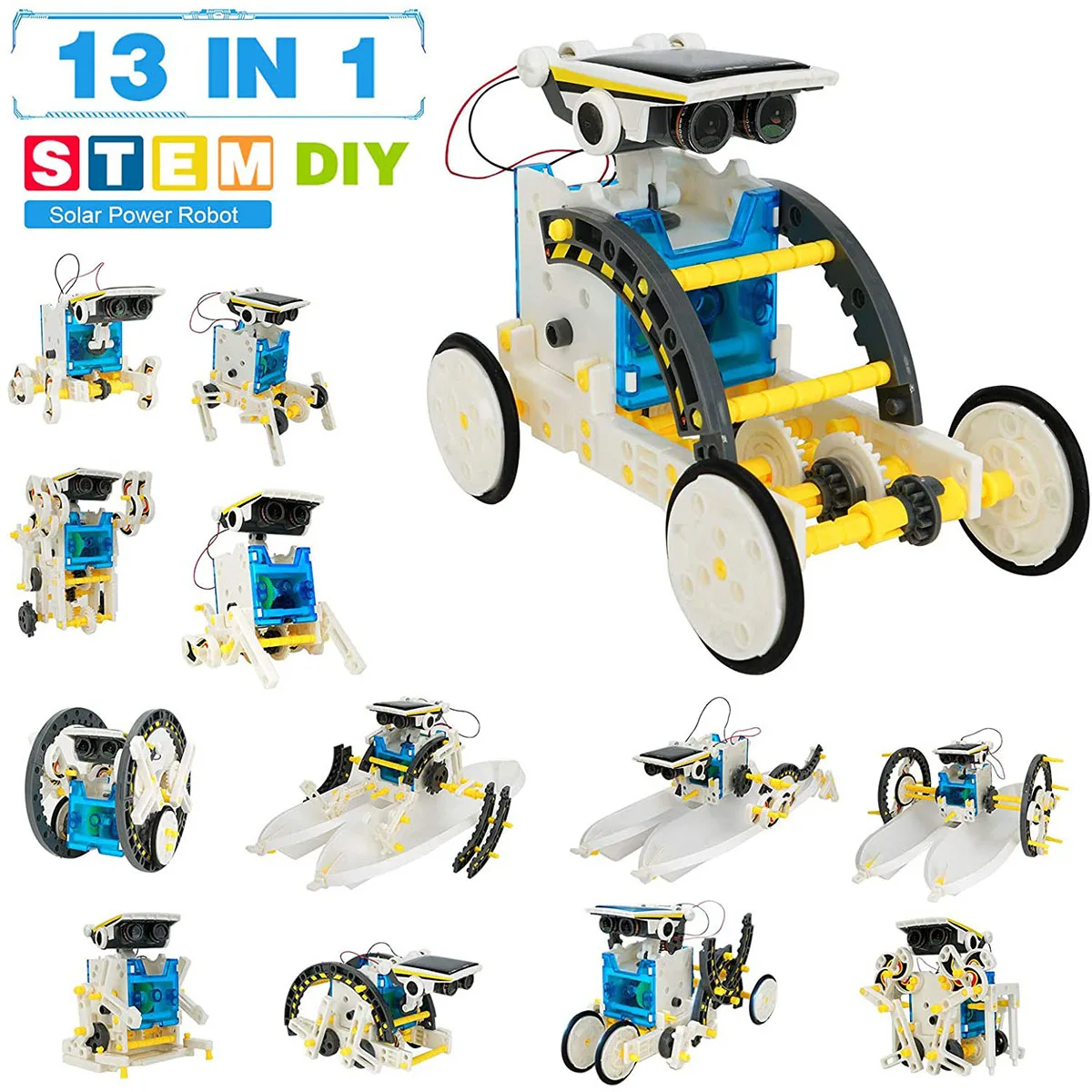DIY Educational STEM Toys for Boys -12 Years Old Kids Solar Interactive Constructor Robot Science Kits Miniatures 13 In 1 Gift
DIY Educational STEM Toys for Boys -12 Years Old Kids Solar Interactive Constructor Robot Science Kits Miniatures 13 In 1 Gift