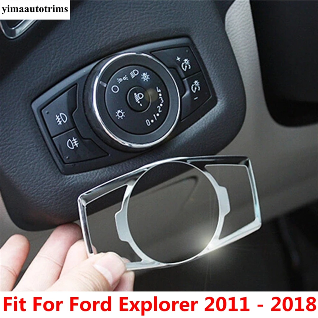 Head Light Lamp Switch Button Frame Decoration Cover Trim For Ford Explorer 2011 - 2017 Stainless Steel Interior Accessories
Head Light Lamp Switch Button Frame Decoration Cover Trim For Ford Explorer 2011 - 2017 Stainless Steel Interior Accessories