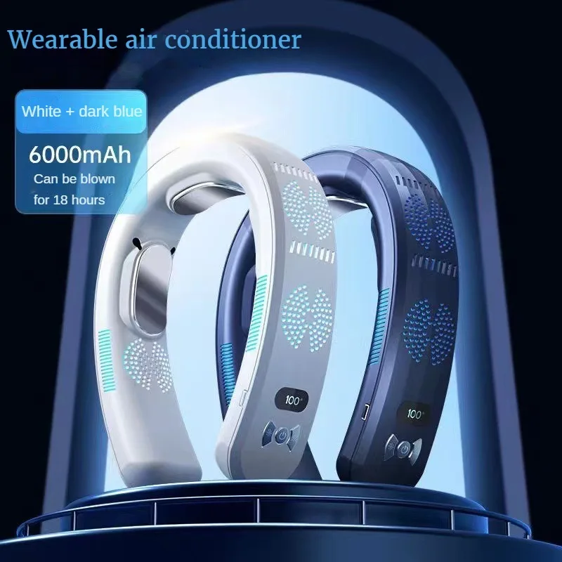USB Hanging Neck Fan Mini Air Conditioner Portable USB Ventilation Fan with LED Display Bladeless Warm and Cool Fan for Sports
USB Hanging Neck Fan Mini Air Conditioner Portable USB Ventilation Fan with LED Display Bladeless Warm and Cool Fan for Sports