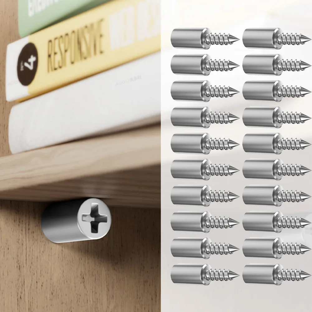 20PCS Self-tapping Screws Cabinet Bracket Laminate Support Glass Studs Pegs Self-tapping Design Wooden Cabinets Screw
20PCS Self-tapping Screws Cabinet Bracket Laminate Support Glass Studs Pegs Self-tapping Design Wooden Cabinets Screw