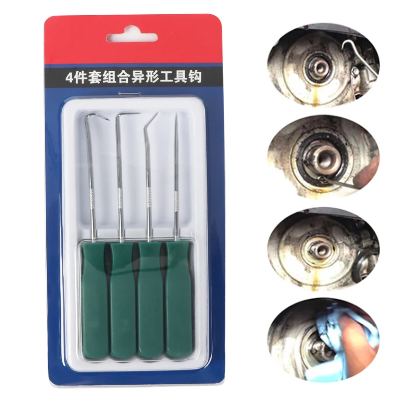 New 4Pcs 140mm Car Auto Vehicle Oil Seal Screwdrivers Set O-Ring Gasket Puller Remover Pick Hooks Tools Car Repair Hand Tools
New 4Pcs 140mm Car Auto Vehicle Oil Seal Screwdrivers Set O-Ring Gasket Puller Remover Pick Hooks Tools Car Repair Hand Tools