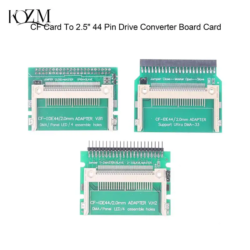 

CF Compact Flash Memory Card To Laptop IDE 2.5" 44 Pin Drive Board HDD Bootable Adapter Converter Card