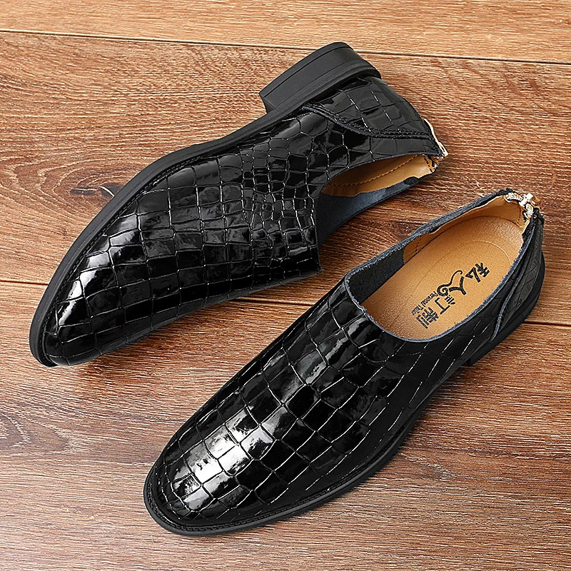New Arrival Formal Shoes Fashion Mens Dress Shoes Soft Leather Men Flats Business Oxford Shoes Personality Man Driving Footwear
New Arrival Formal Shoes Fashion Mens Dress Shoes Soft Leather Men Flats Business Oxford Shoes Personality Man Driving Footwear